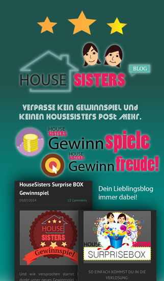 免費下載生活APP|Housesisters - Lifystleblog (Gewinnspiele, Rezepte, Stoffwechselkur) app開箱文|APP開箱王