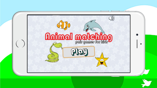 Animal matching pair games for kids - improve memory activities for preschoolers