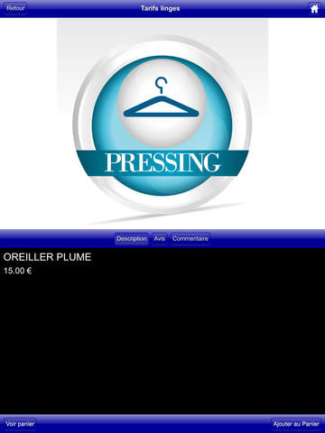 【免費商業App】Pressing à Domicile-APP點子