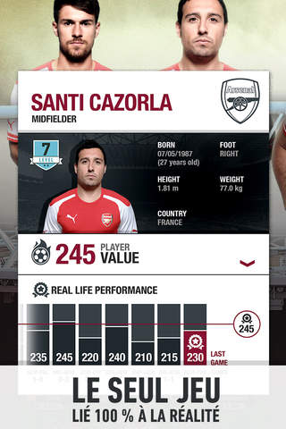 Arsenal Fantasy Manager 2015 - Lead your favorite football club screenshot 2