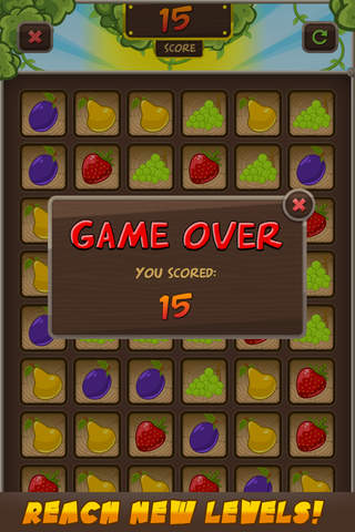 Fruit Lines match 3 game screenshot 2