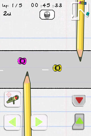 Doodle Kart Raceway - Multi-Player Bluetooth & Game Center race screenshot 2