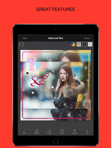 免費下載攝影APP|Insta Love Pics – Well designed frames & stickers for peace and joy. app開箱文|APP開箱王