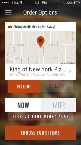 【免費生活App】King of New York Pizzeria-APP點子