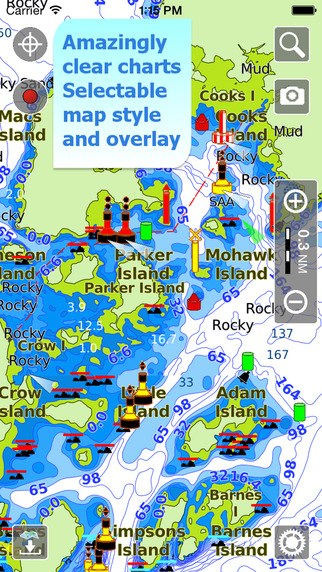 Aqua Map Canada Pro - Marine Offline Nautical Charts