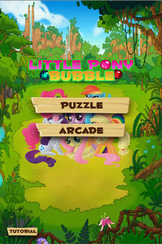 Little Pony Edition Baby Cute Bubble Shooter : Puzzle 2d Free Game screenshot 3