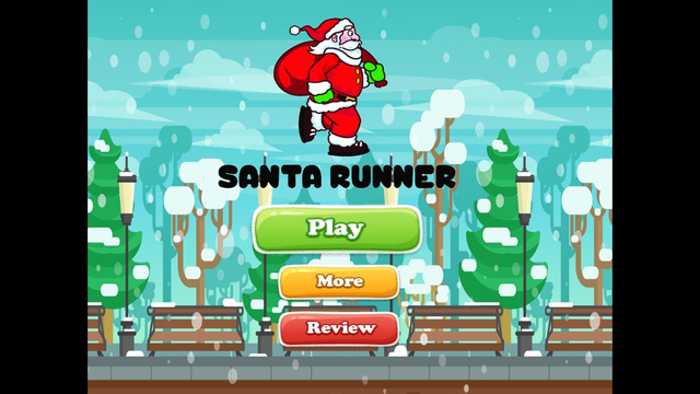 Santa Runner 2D