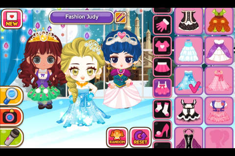 Fashion Judy : Frozen princess style screenshot 2