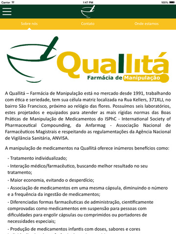 【免費醫療App】Quallitá – Manipulação-APP點子