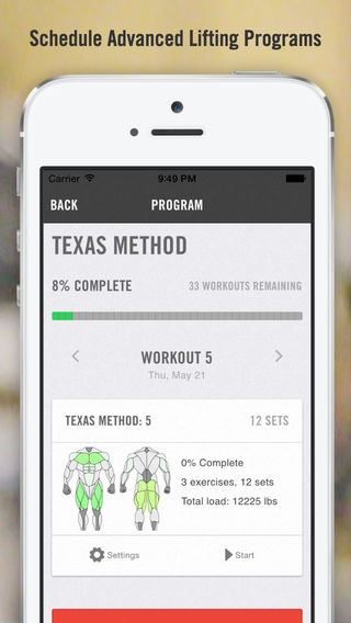 Iron Pro: Advanced Strength Tracker for weightlifting powerlifting and bodybuilding
