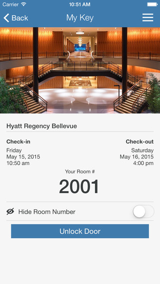 【免費旅遊App】Hyatt Mobile Entry-APP點子