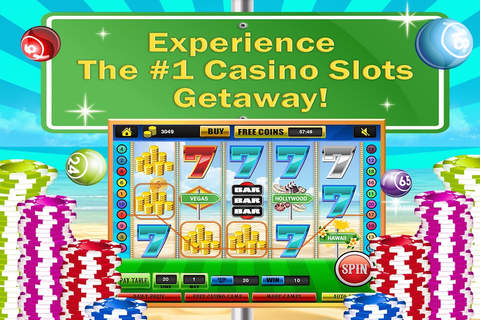 Ace Classic Vacation Slots Casino - Hawaii, Hollywood & Vegas Slot Machine Games Free screenshot 2