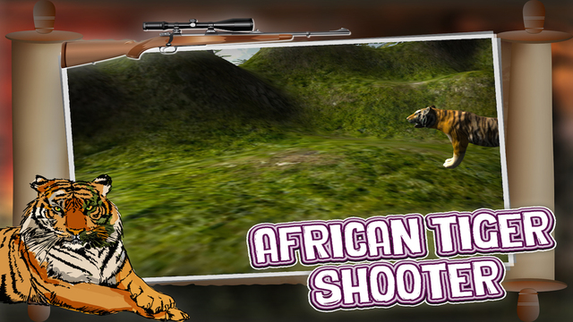 African Tiger Shooter 3D - Kill Tigers with Sniper