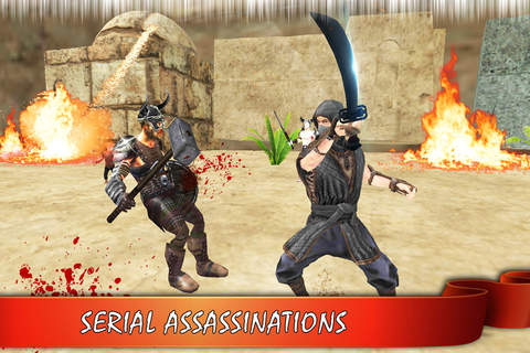 Gladiator Ninja Sword Fight-Become the Warrior Assassin screenshot 3