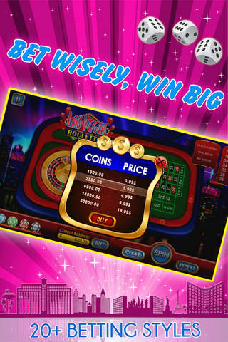 Las Vegas Roulette — Free Big Casino Game screenshot 2