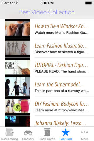 Fashion Dictionary: Glossary with Flashcard and Free Video lesson screenshot 3