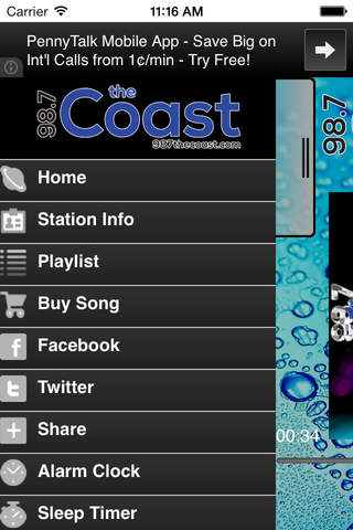 98.7 The Coast WCZT screenshot 2