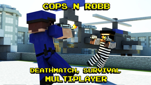 Cops N Robbers™ Original 3D - Mine Mini Block Survival Worldwide Multiplayer Game with skins exporte