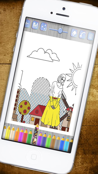 【免費娛樂App】Magic painting top models - models coloring pages - PREMIUM-APP點子