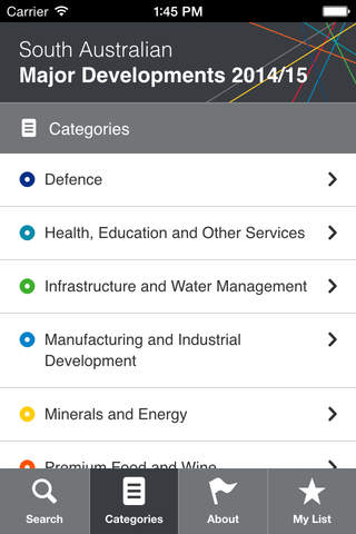 South Australian Major Developments Directory screenshot 2