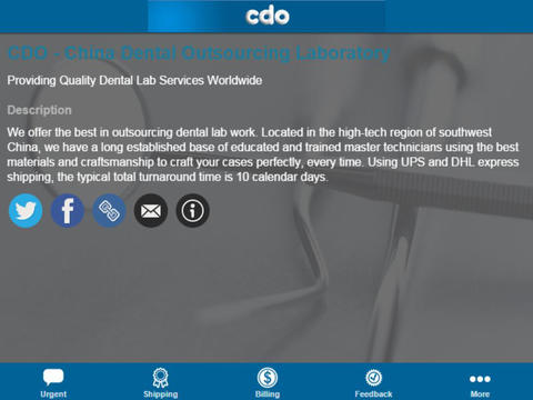 【免費商業App】China Dental Outsourcing Lab-APP點子