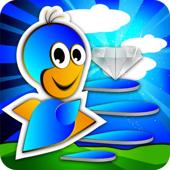 Jump and fly to get the diamonds  - إقفز وحلّق عاليا للحصول على الجوهرة LOGO-APP點子