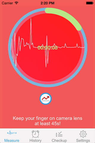 Heart Rate - Instant Heart Rate Monitor & Runtastic Heart & Pulse Tracker - Beat Rate Measure screenshot 3