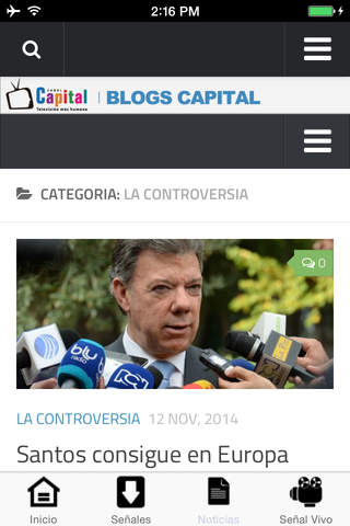 Sistema Informativo Canal Capital screenshot 3