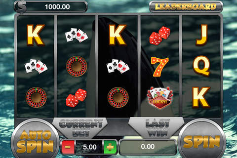 Happy Killer Whale Slots - FREE Las Vegas Casino Premium Edition screenshot 2