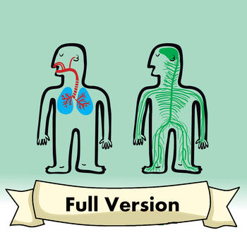 Biology Facts Quiz - Systems of the Human Body Science Game LOGO-APP點子