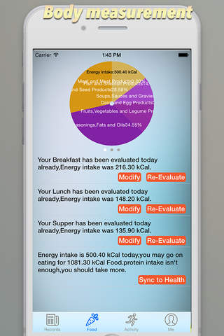 RealHealth - track your daily health-data screenshot 2