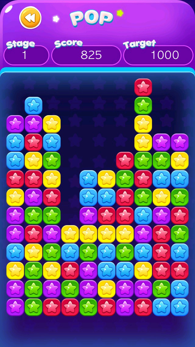 Screenshot 1 Pop Blast — Link Color Star, Crush Square Mania