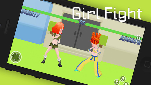 School Girl Fighting 3D
