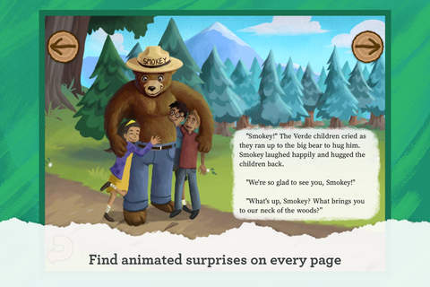 Smokey Bear and the Hidden Fire - A Fingerprint Network App screenshot 3
