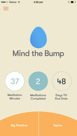 【免費健康App】Mind the Bump - A Mindfulness Meditation tool for new and expecting parents-APP點子