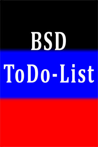 BSD_ToDo_List screenshot 2