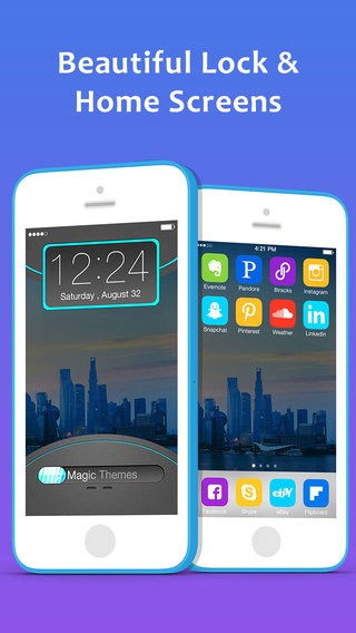 【免費生活App】Magic Theme - Custom Lock Screen Themes & Wallpapers-APP點子