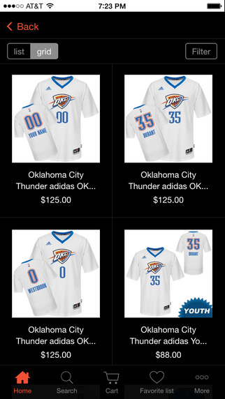 【免費生活App】NBA Thunder Shop-APP點子