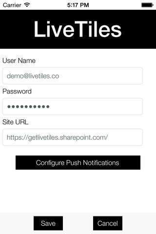 LiveTiles Push screenshot 2