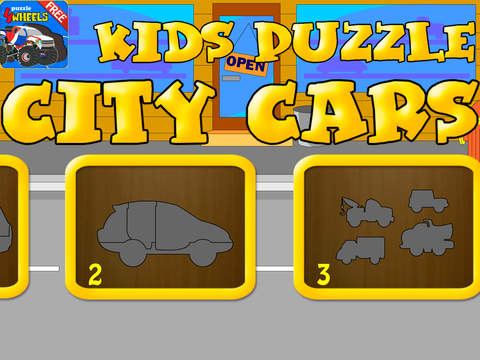 【免費遊戲App】Kids Puzzle - City Cars-APP點子