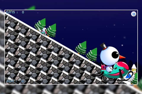 Iceberg the Cute Snow Man : The Fun Free Winter Race Game - Gold Edition screenshot 2