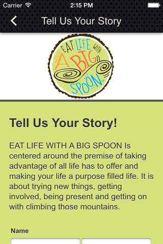 Eat Life With a Big Spoon screenshot 3