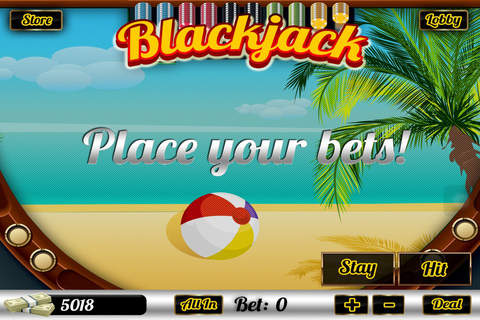 Big Gold-en Casino Slots with Vegas Slot Machines & Vacation Paradise Sand Jackpots Free screenshot 4
