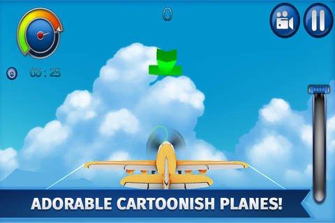 Cartoon Plane ― Sky Voyage 3D screenshot 2