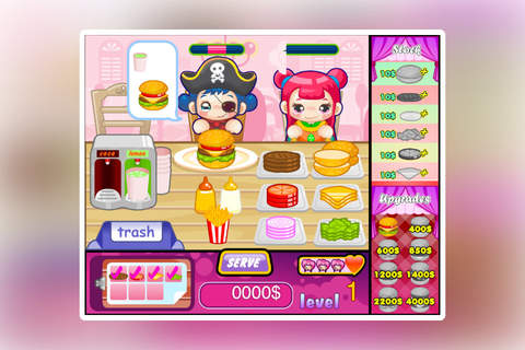 Cute Girls Cooking Burgers screenshot 4
