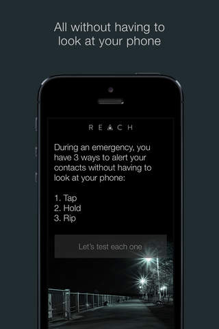 REACH - Personal Safety App for Emergencies screenshot 2
