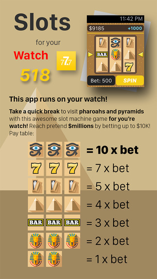 免費下載遊戲APP|Slots for Watch 518 app開箱文|APP開箱王