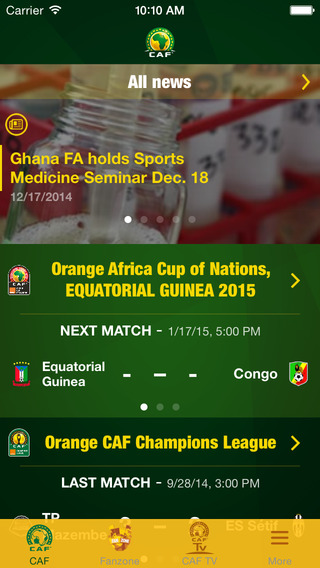 免費下載運動APP|CAF (Confederation of African Football) app開箱文|APP開箱王