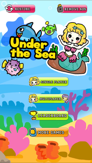 Little Mermaids - A Beautiful Under The Sea Match 3 Puzzles Games Free Editions For Kids