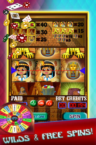 Cleopatra Fortune  Slots - Win Pharaoh's Golden Treasure Jackpot screenshot 3